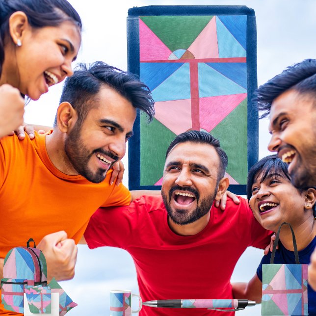 Quadrants  wrapping paper sheets (Get the full “Quadrants” collection at: https://bit.ly/SmartArtZazzle. )