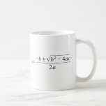 Quadratic Formula Coffee Mug at Zazzle