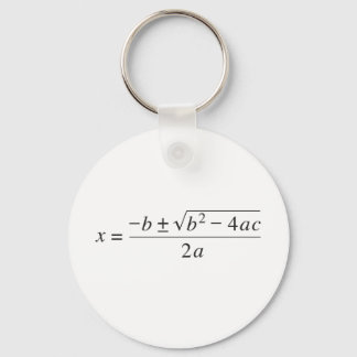 quadratic formula keychain