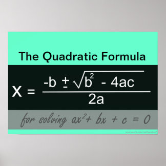 Equations Posters | Zazzle