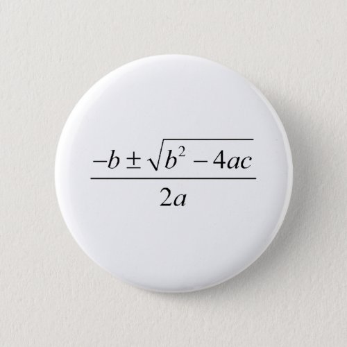 quadratic formula quadratic equation button