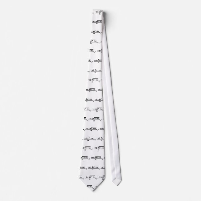 quadratic formula tie (Front)