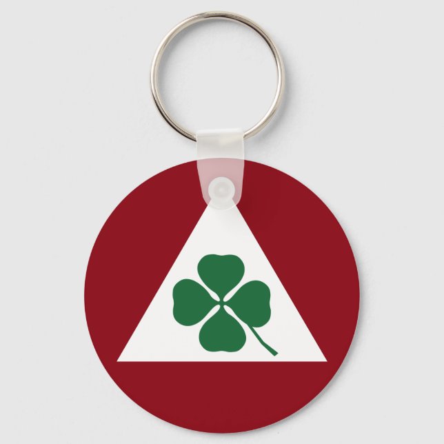Quadrifoglio Keychain (Front)