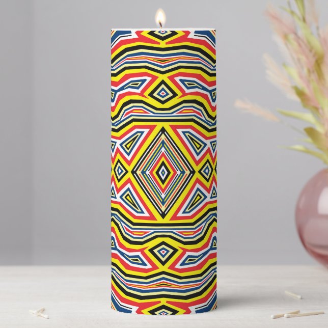 "Quadrivium" Pillar Candle (In Situ)