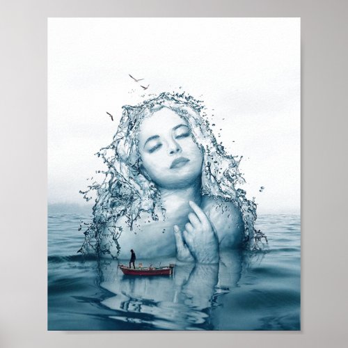 Quadro Poster Especial Fosco Spirit of The Ocean