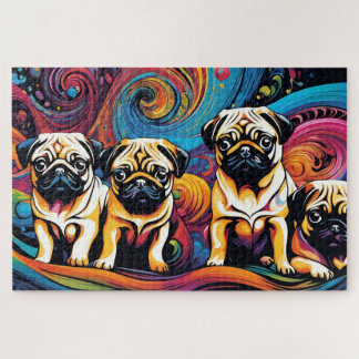 Quadrupled carlin jigsaw puzzle