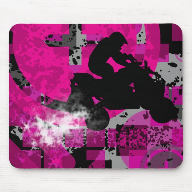 quads. simple. mouse pad (Front)