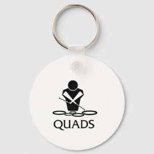 QUADS - Tenor Drums Keychain