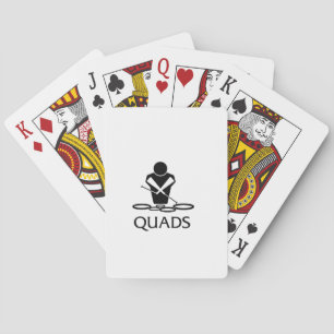 Quads - Tenor Drums Poker Cards