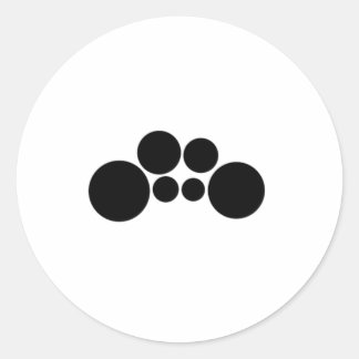 Quads - Two spocks Classic Round Sticker