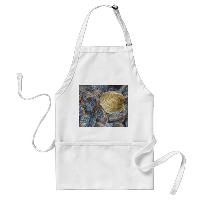 Quahog and Clams Adult Apron (Front)