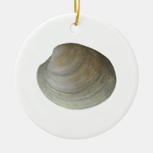 Quahog Clam (untitled) Ceramic Ornament