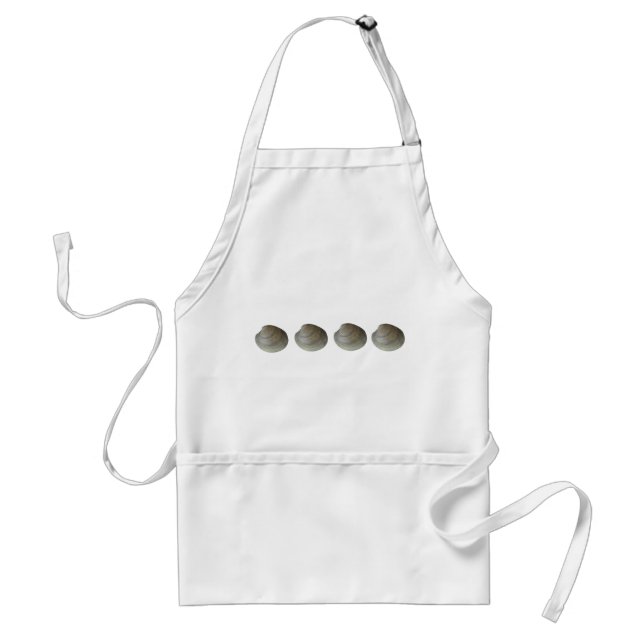 Quahog Clams Logo Adult Apron (Front)