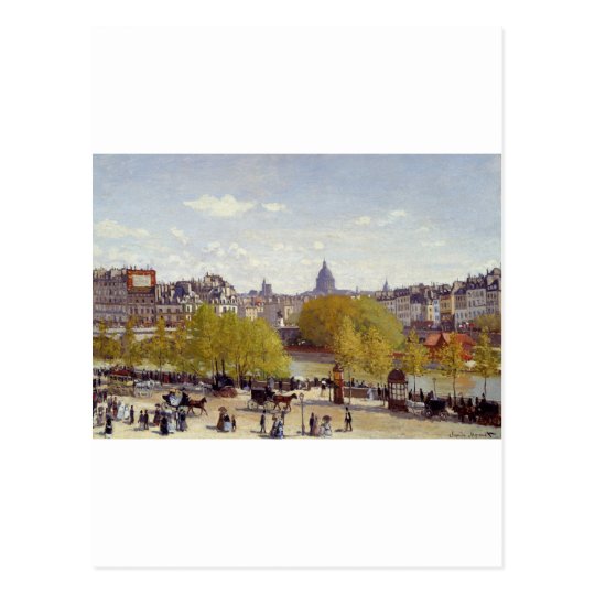 Quai du Louvre (1867) Postcard