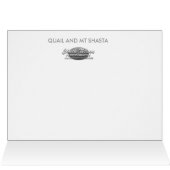 QUAIL AND MT SHASTA CARDS (Inside Horizontal (Top))