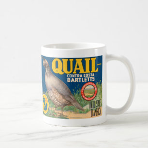 Quail Brand Contra Costa Bartletts Coffee Mug