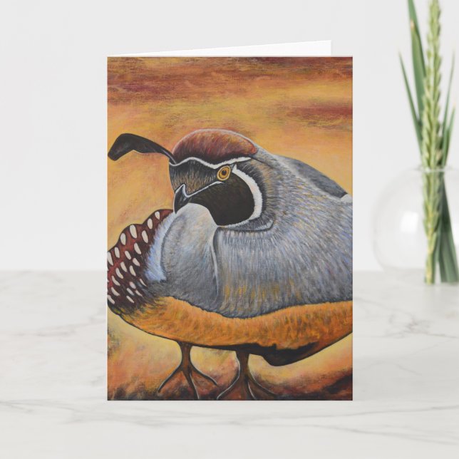 Quail Card (Front)