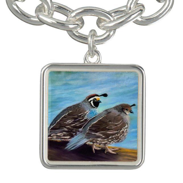 Quail Charm Bracelet (Design)