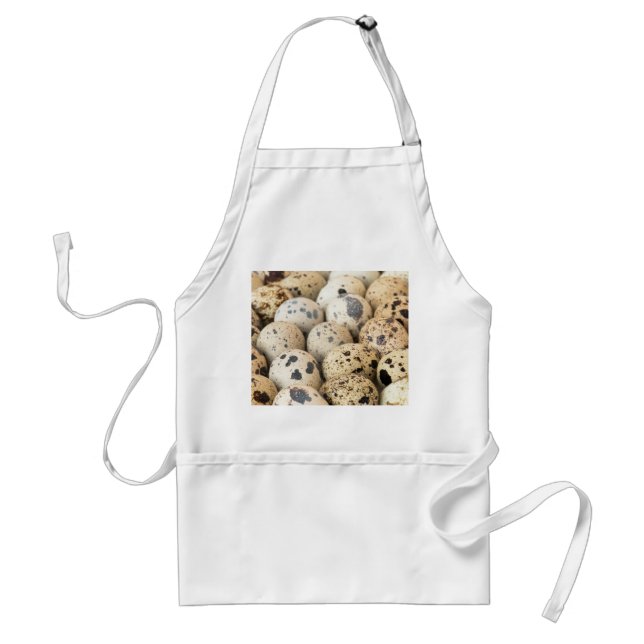 Quail Eggs Adult Apron (Front)