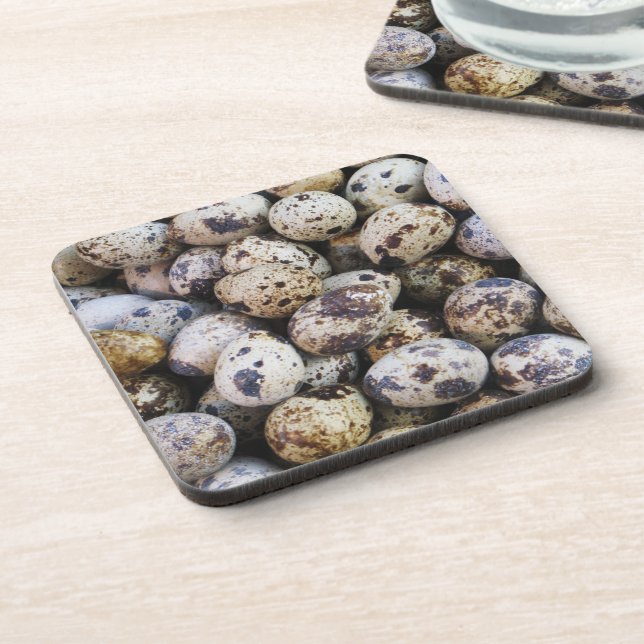 Quail Eggs Drink Coaster (Left Side)