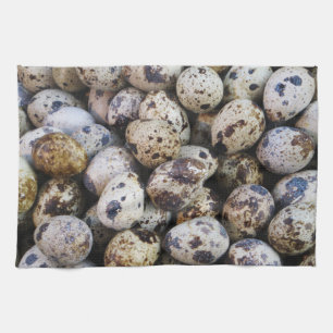 Quail Eggs Kitchen Towel