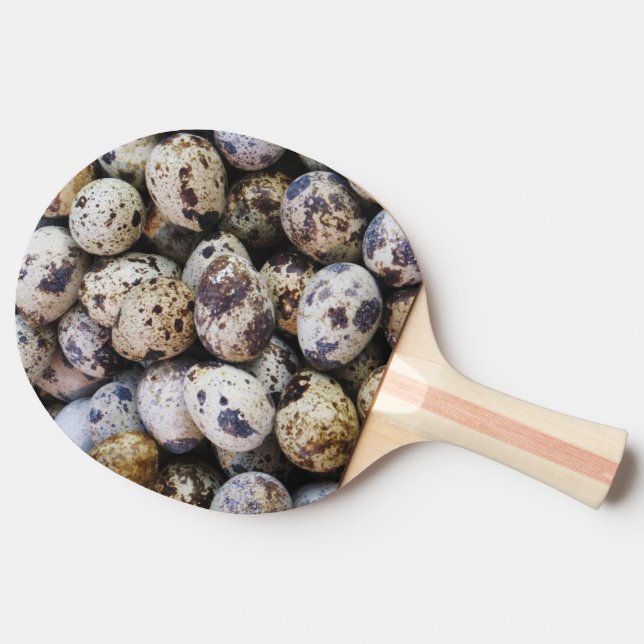 Quail Eggs Ping Pong Paddle (Side)