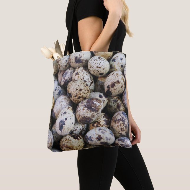 Quail Eggs Tote Bag (Close Up)