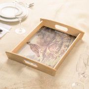 Quail Family Serving Tray