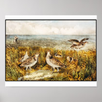 Quail Hunting - Vintage fine Art