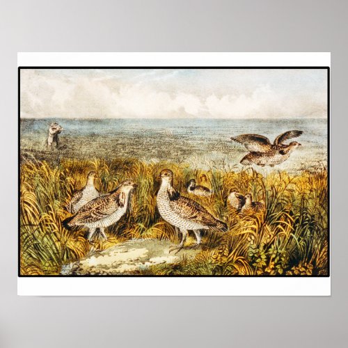 Quail Hunting - Vintage fine Art
