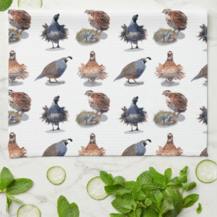 Quail Kitchen Towel