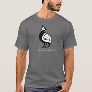 Quail, Mimbres Pottery Design T-Shirt