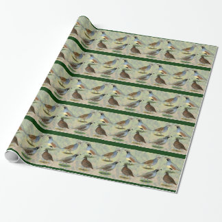 Quail Quartet Wrapping Paper
