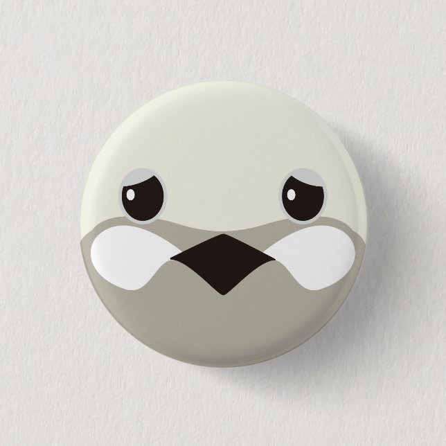 Quail (silver) button (Front)