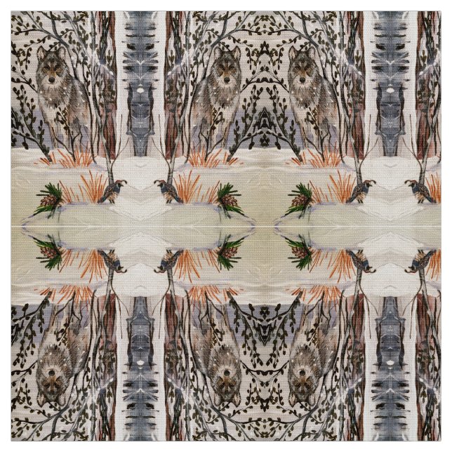 Quail Wolf Fabric (Swatch)