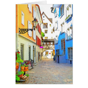 Quaint Austrian Street Cards