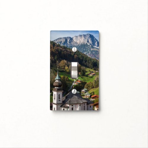 Quaint bavarian village Germany Light Switch Cover