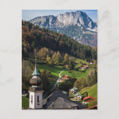 Quaint bavarian village Germany Postcard