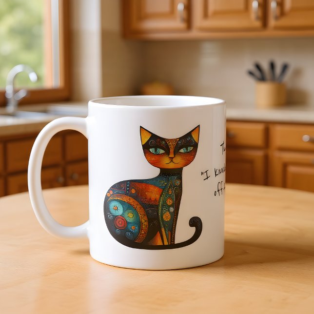 Quaint "I Knocked Something off the Table" Face  Coffee Mug (Creator Uploaded)