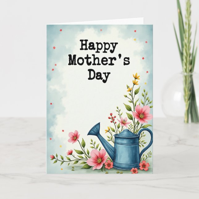 Quaint Mothers Day Image Card (Front)