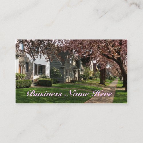 Quaint Neighborhood Business Cards