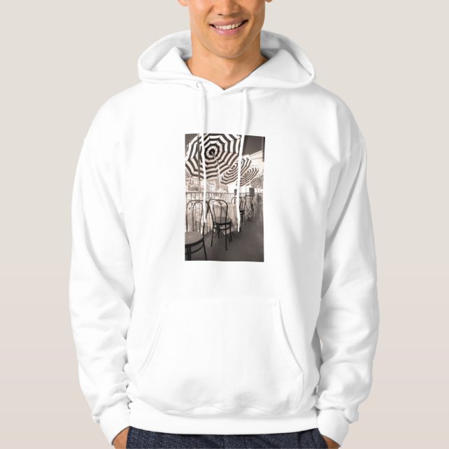 Quaint restaurant balcony, Italy Hoodie (Front)