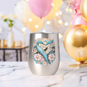 Quaint Sealife Thermal Wine Tumbler
