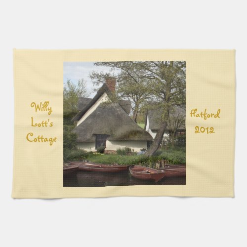 Quaint Thatched Cottage of Willy Lott Flatford Towel