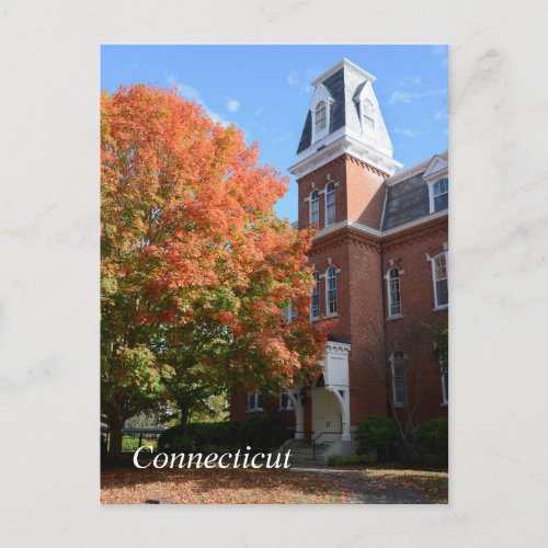 quaint town in Connecticut Postcard