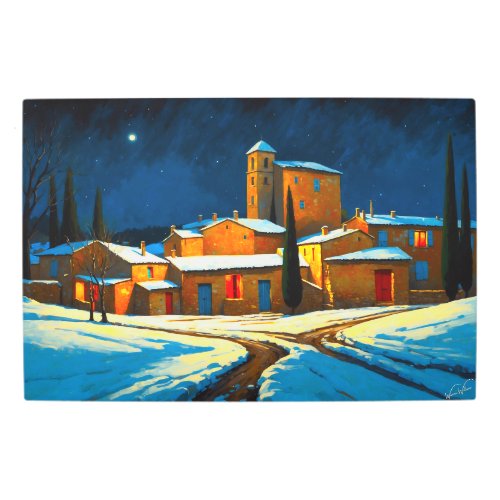 Quaint Village Metal Print