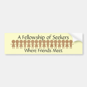 Quaker bumper sticker