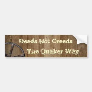 Quaker Bumper Sticker