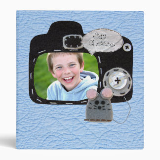 Quaker faux photo quilt note book binder