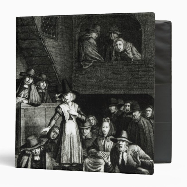 Quaker Meeting, 1699 3 Ring Binder (Front/Inside)